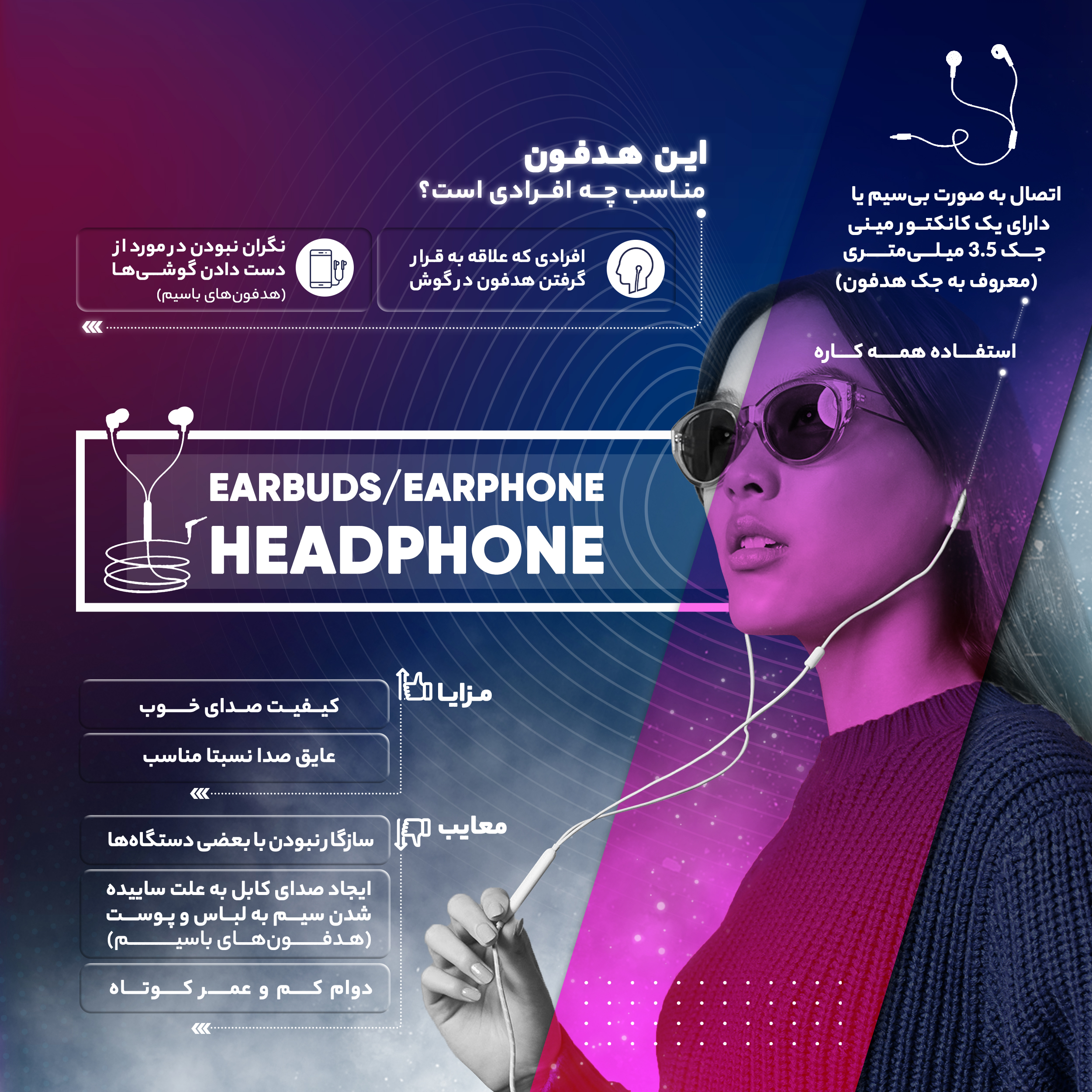 هندزفری شیائومی مدل mi earphone one more design MO-001