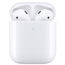 هدفون بی‌ سیم اپل مدل AirPods New Generation همراه با محفظه شارژ بی‌سیم