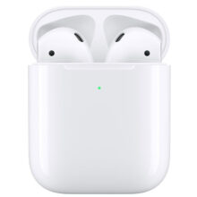 هدفون بی‌ سیم اپل مدل AirPods New Generation همراه با محفظه شارژ بی‌سیم